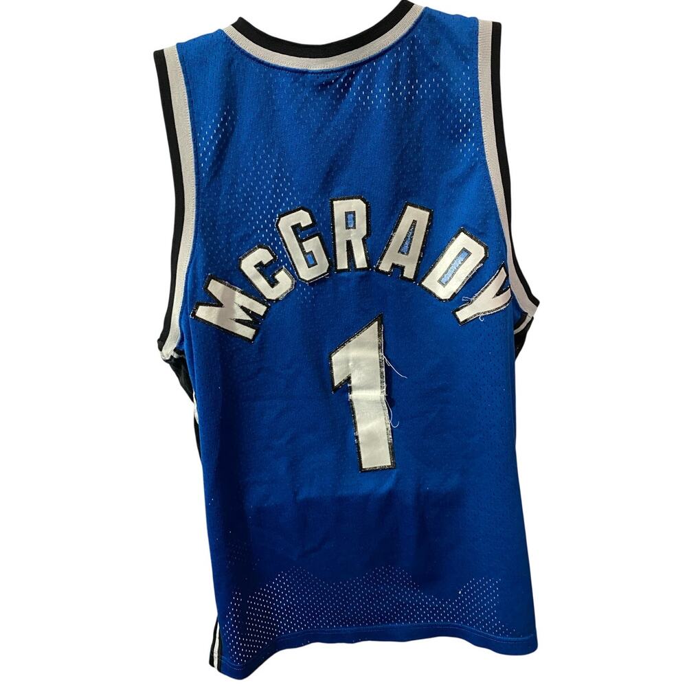 VINTAGE NIKE TEAM TRACY MCGRADY ORLANDO MAGIC JERSEY Stitched NBA Blue Men's XL